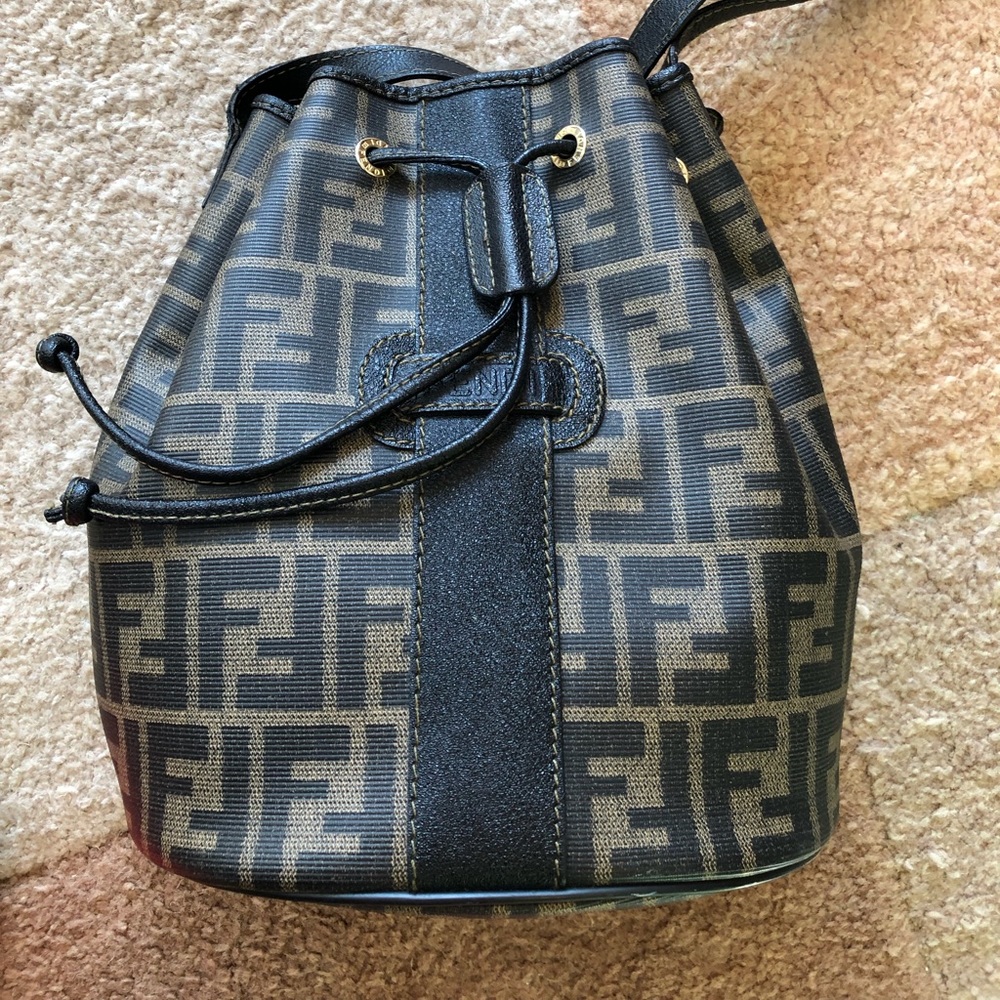 Vintage Fendi drawstring bag